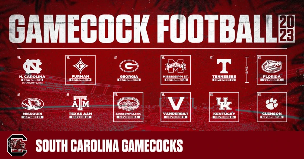 Gamecock Football 2024 Schedule