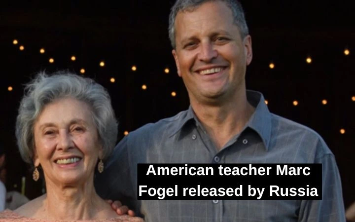 American Marc Fogel returns to the United States.